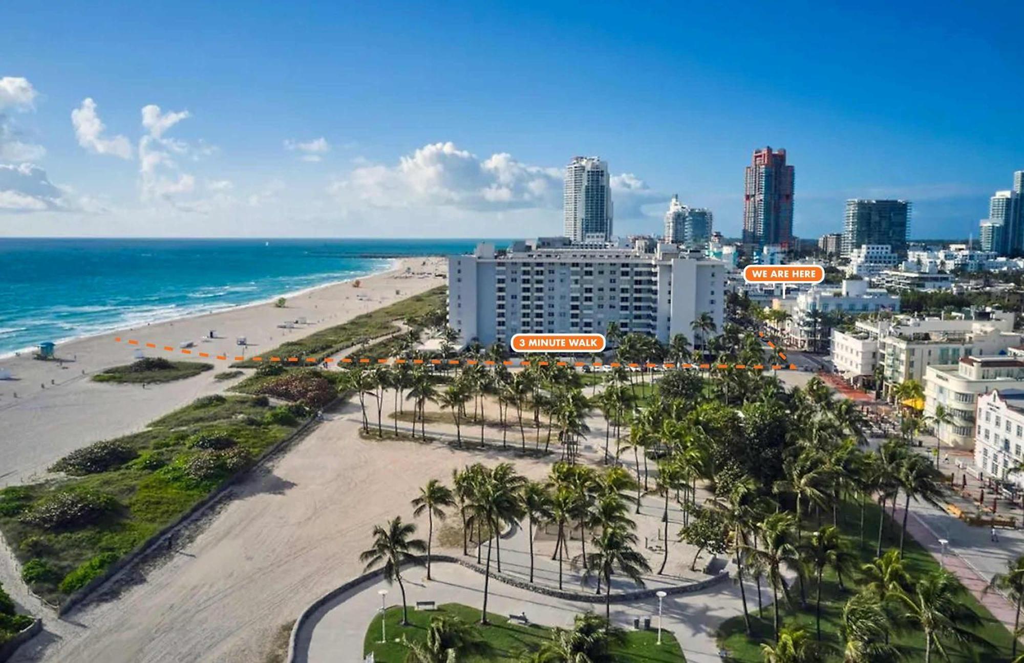 South Of Fifth Studio Steps To Beach On Ocean Drive Miami Beach Kültér fotó
